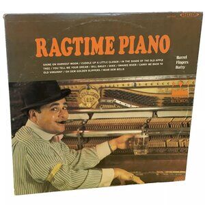 Barrel Fingers Barry Ragtime Piano (Vinyl, 1966) Crown Records CST 513 NM LP